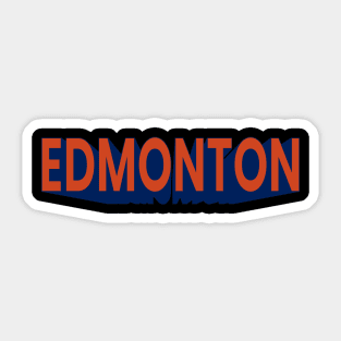 edmonton Sticker